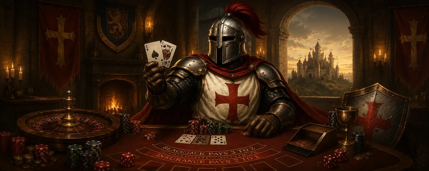 Spielsaal der Burg Crusado